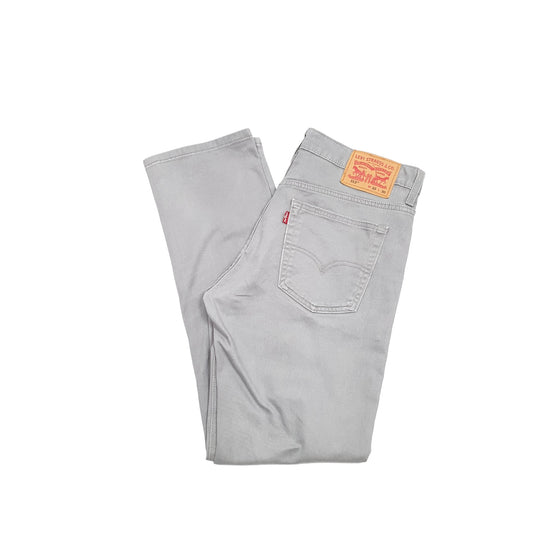 Levis 513 Slim Fit Jeans W32 L30 Grey