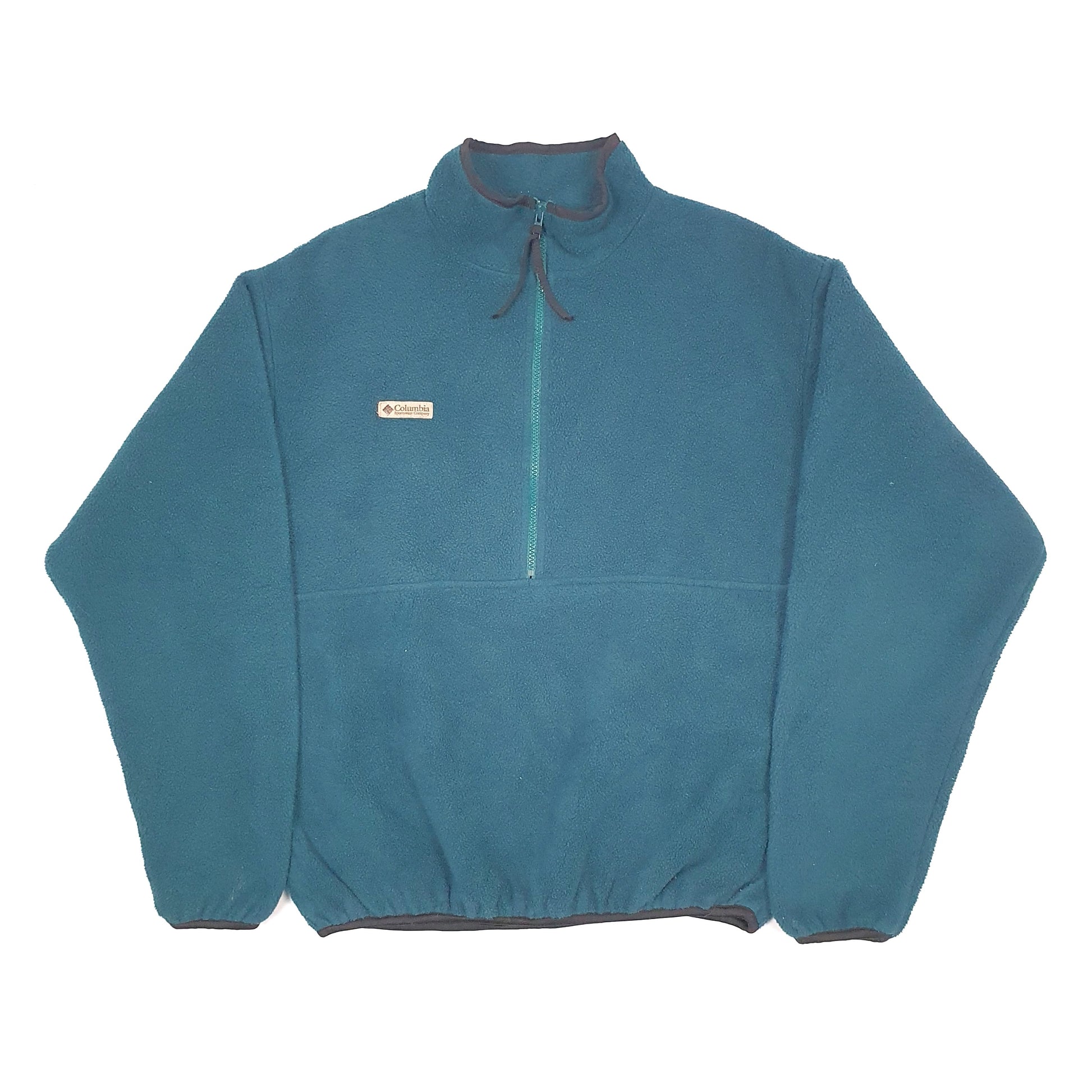 Columbia Sportswear Quarter Zip Fleece M Blue