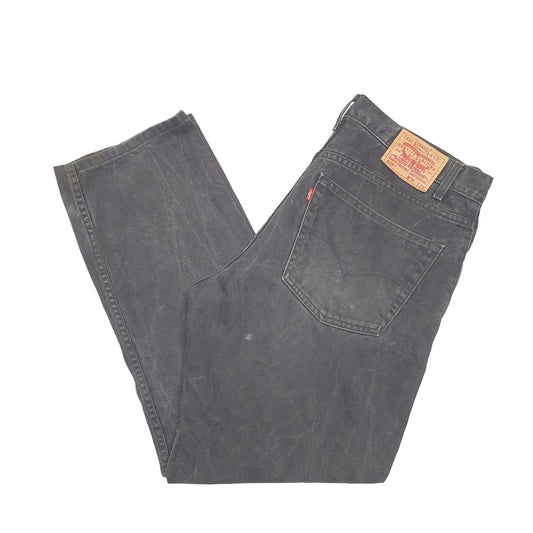 Mens Black Levis 505 JeansW38 L29