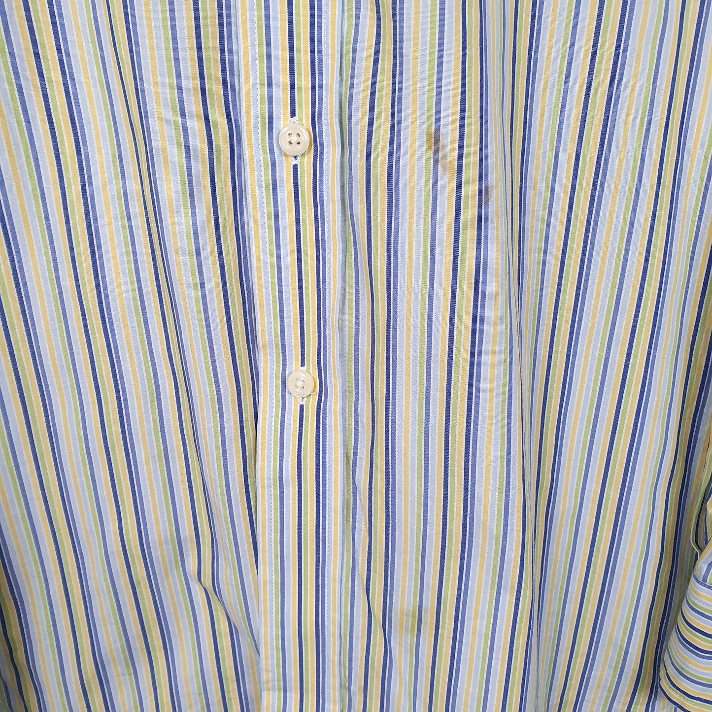 Tommy Hilfiger Long Sleeve Regular Fit Striped Shirt Green