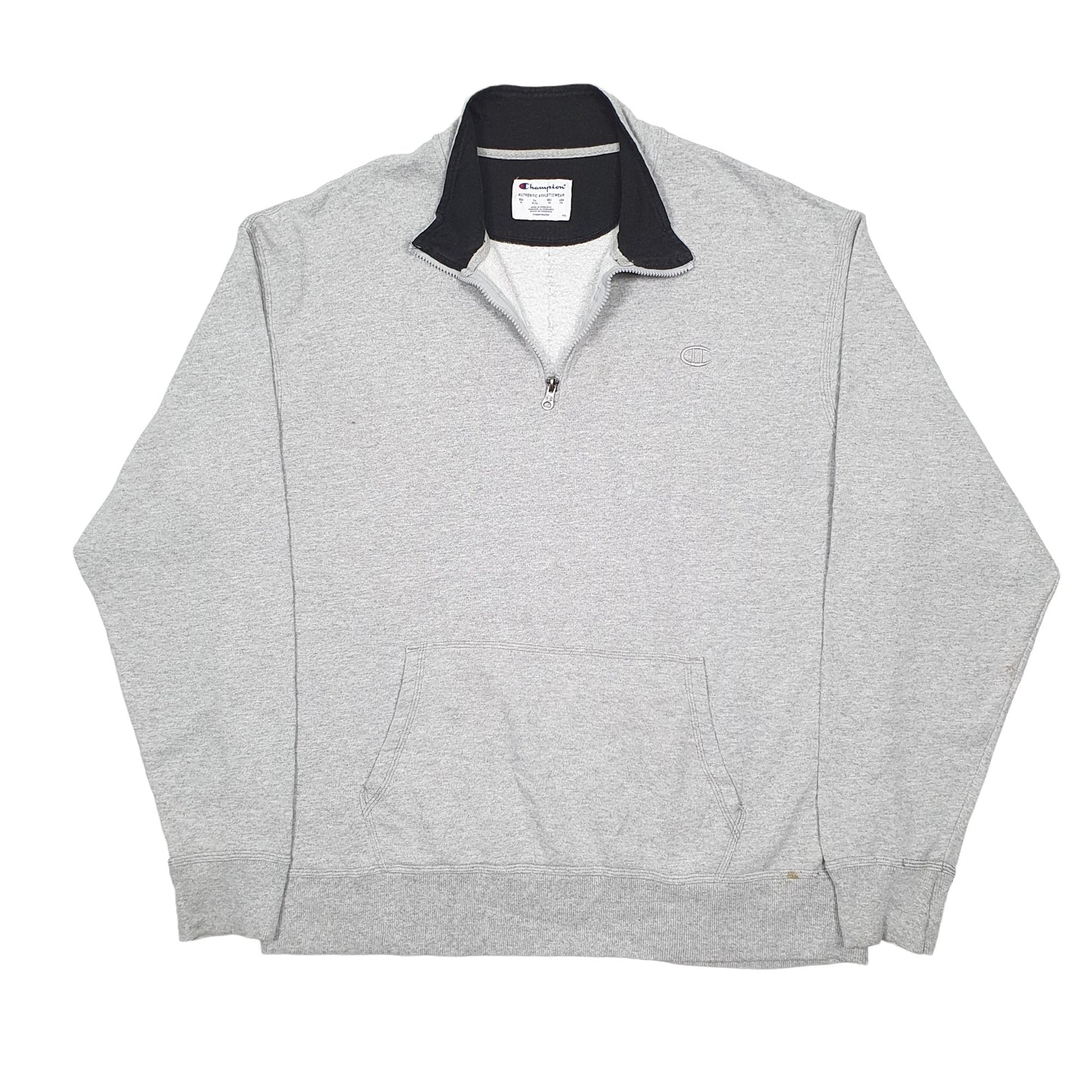 Champion Quarter Zip XXL Grey