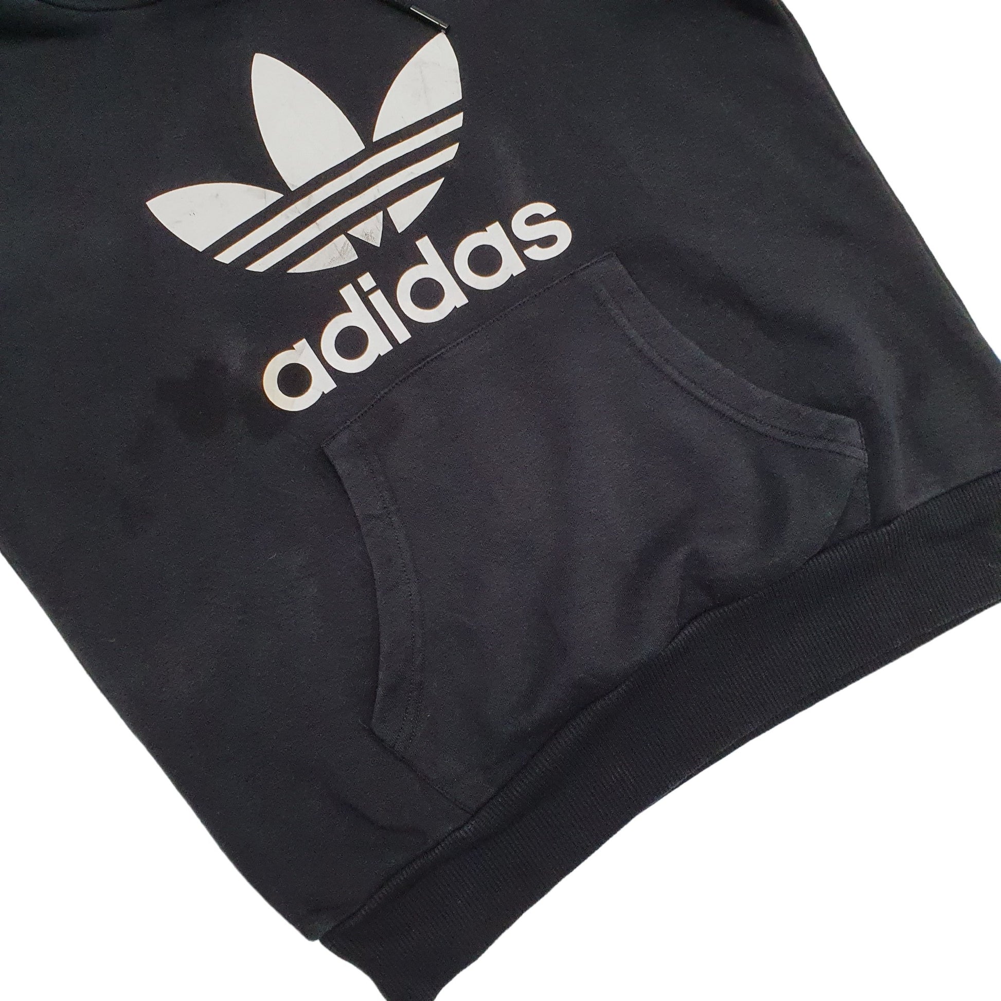 Mens Black Adidas  Hoodie Jumper