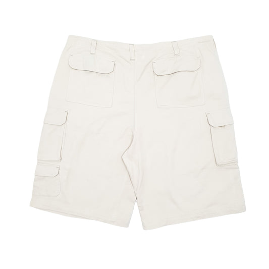 Mens Beige Old Mill  Cargo Shorts