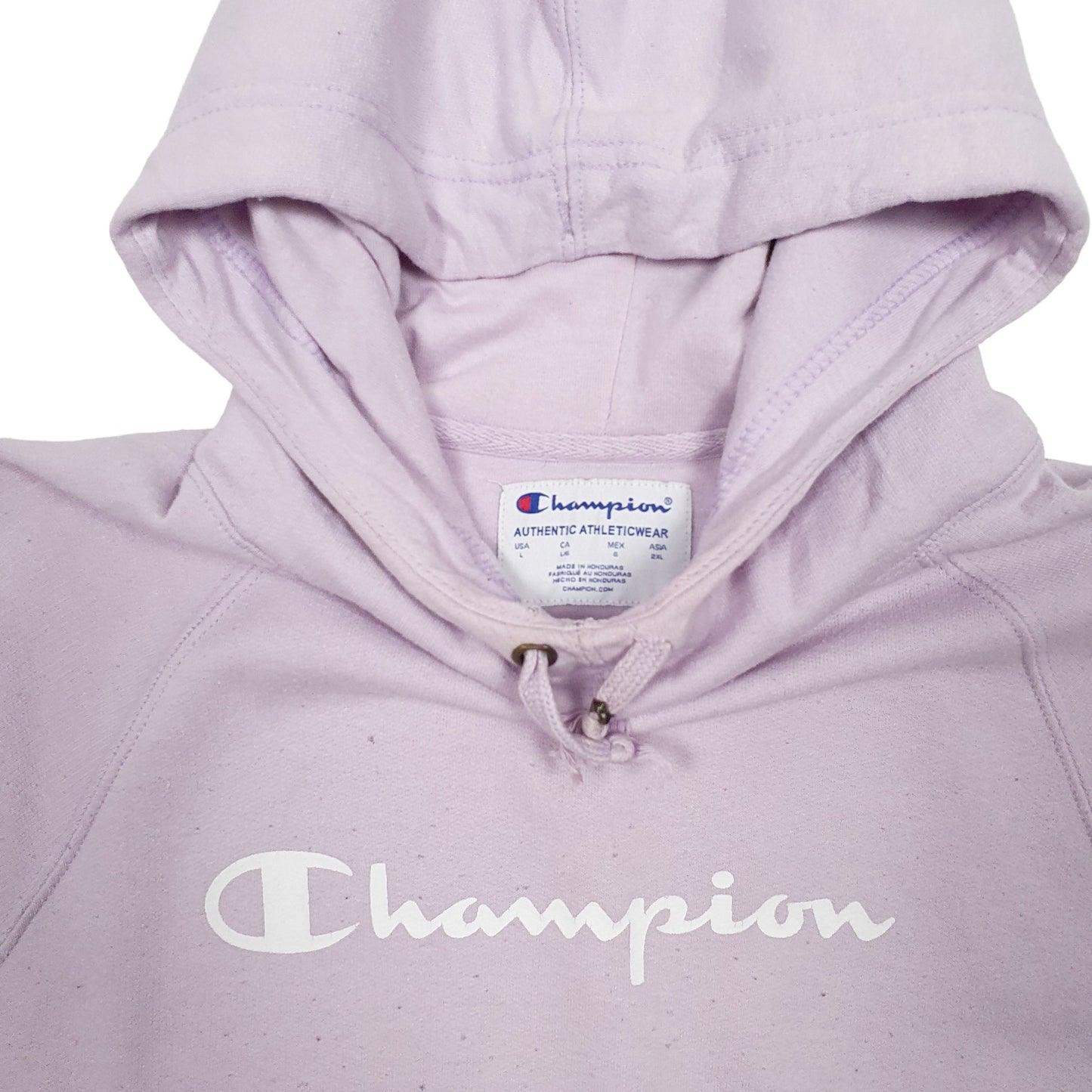 Womens Purple Champion  Hoodie Jumper