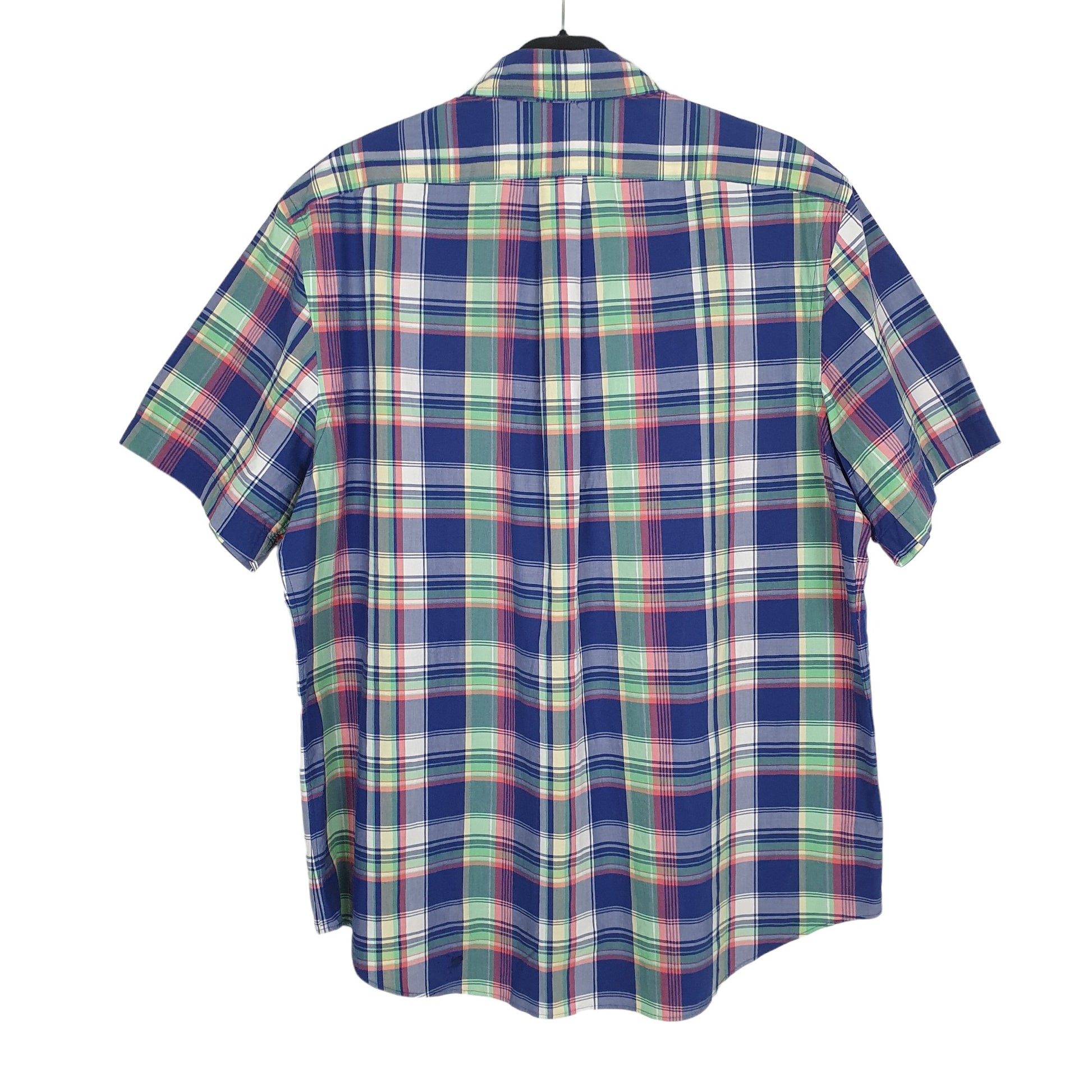 Ralph Lauren Short Sleeve Regular Fit Check Shirt Blue