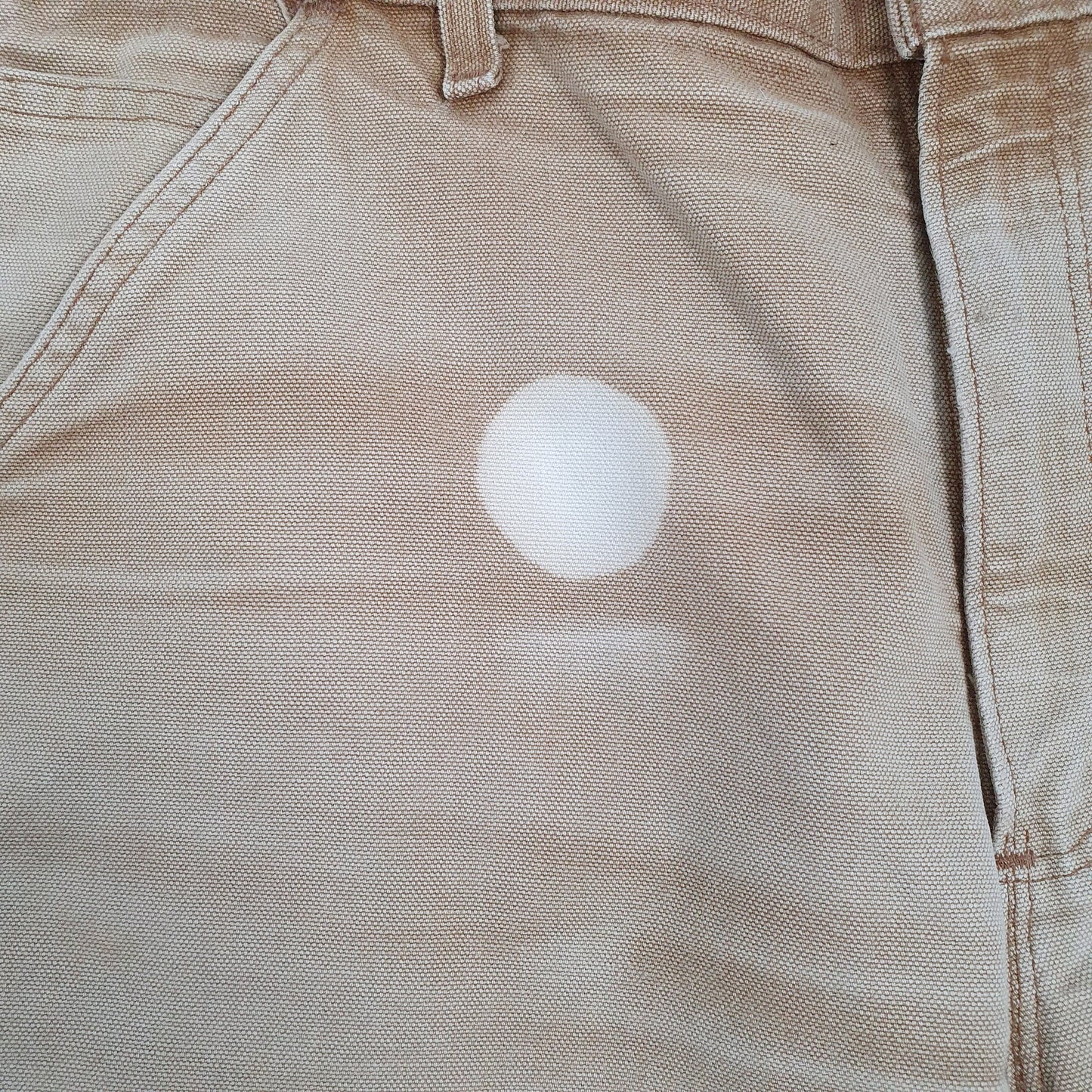 Mens Carhartt Brown Carpenter Trousers W36 L31 Brown