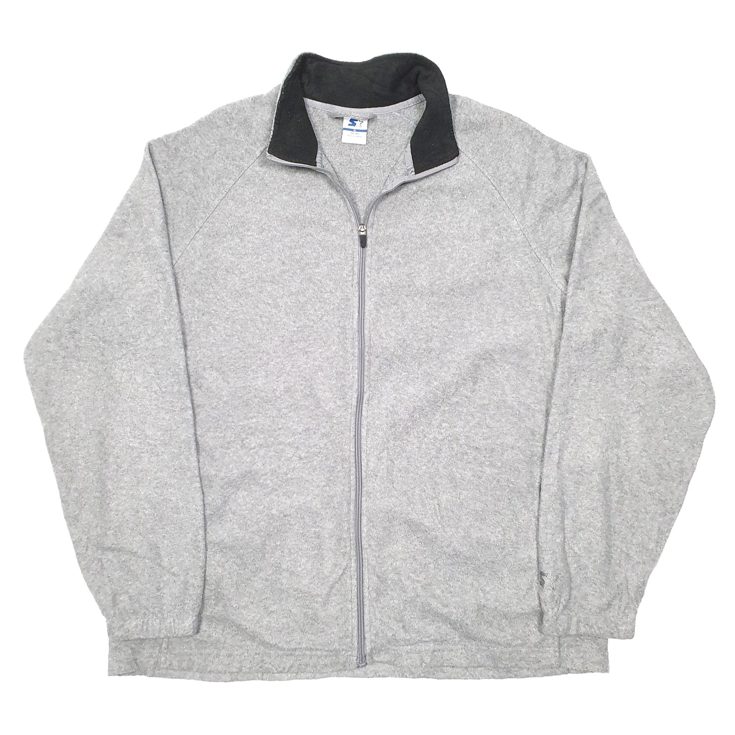 Mens Grey Starter  Full Zip Jumper
