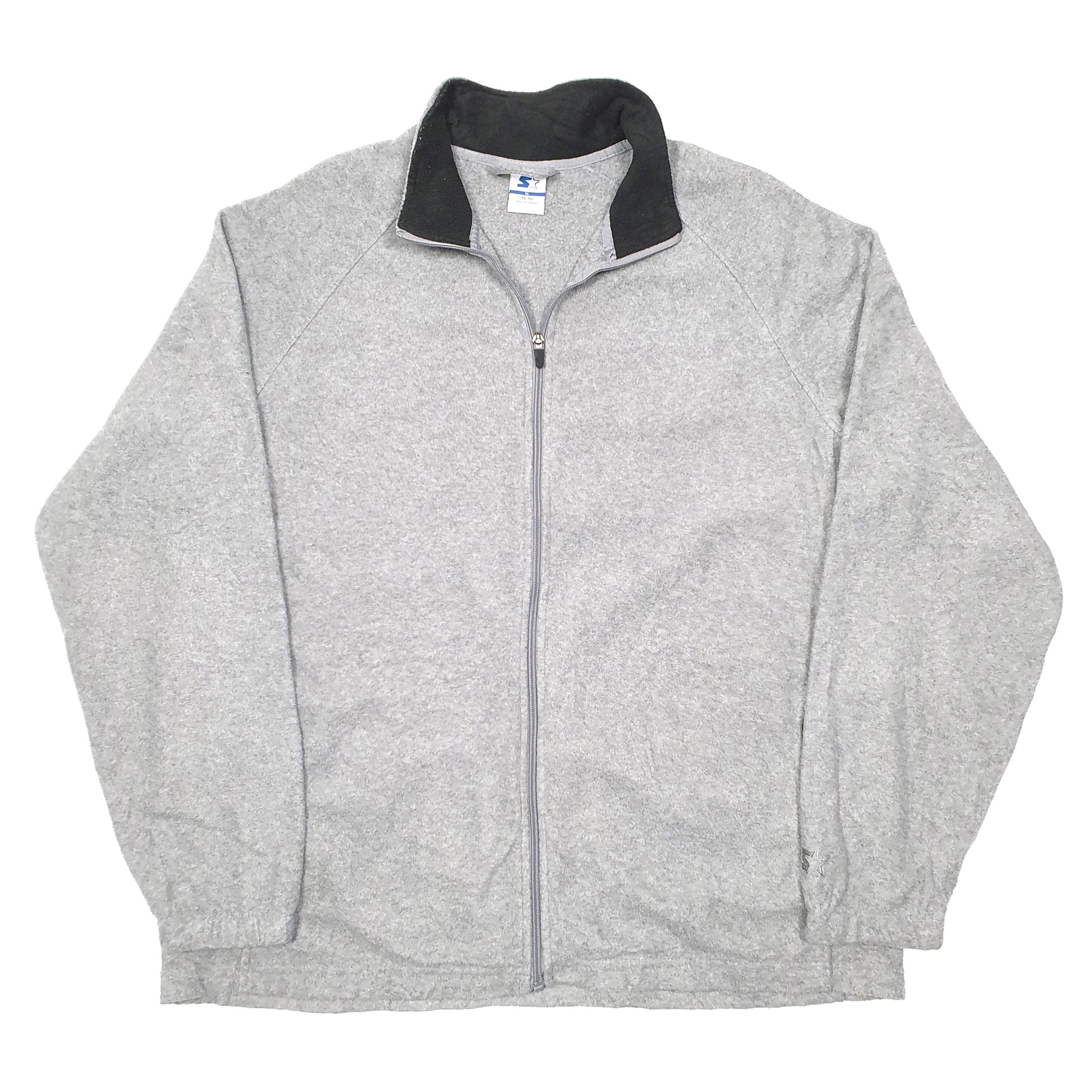 Mens Grey Starter  Full Zip Jumper