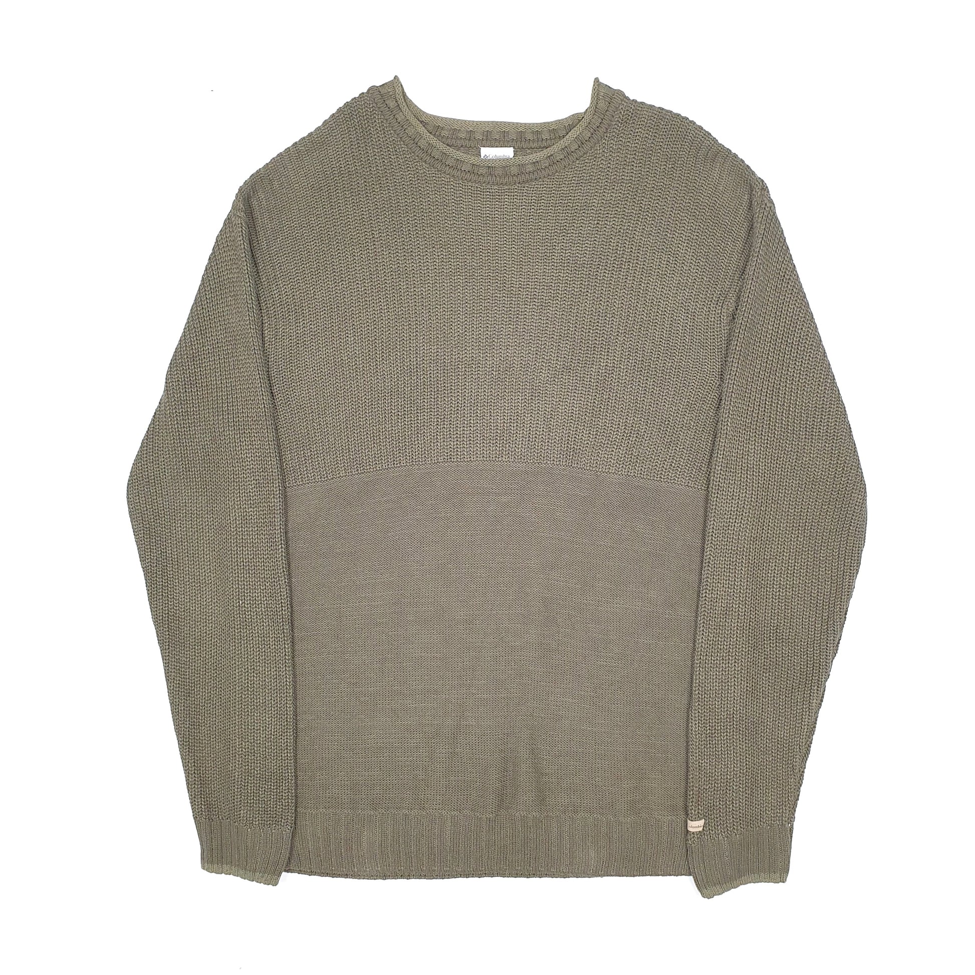 Columbia Sportswear Chunky Knit Crewneck XXL Green