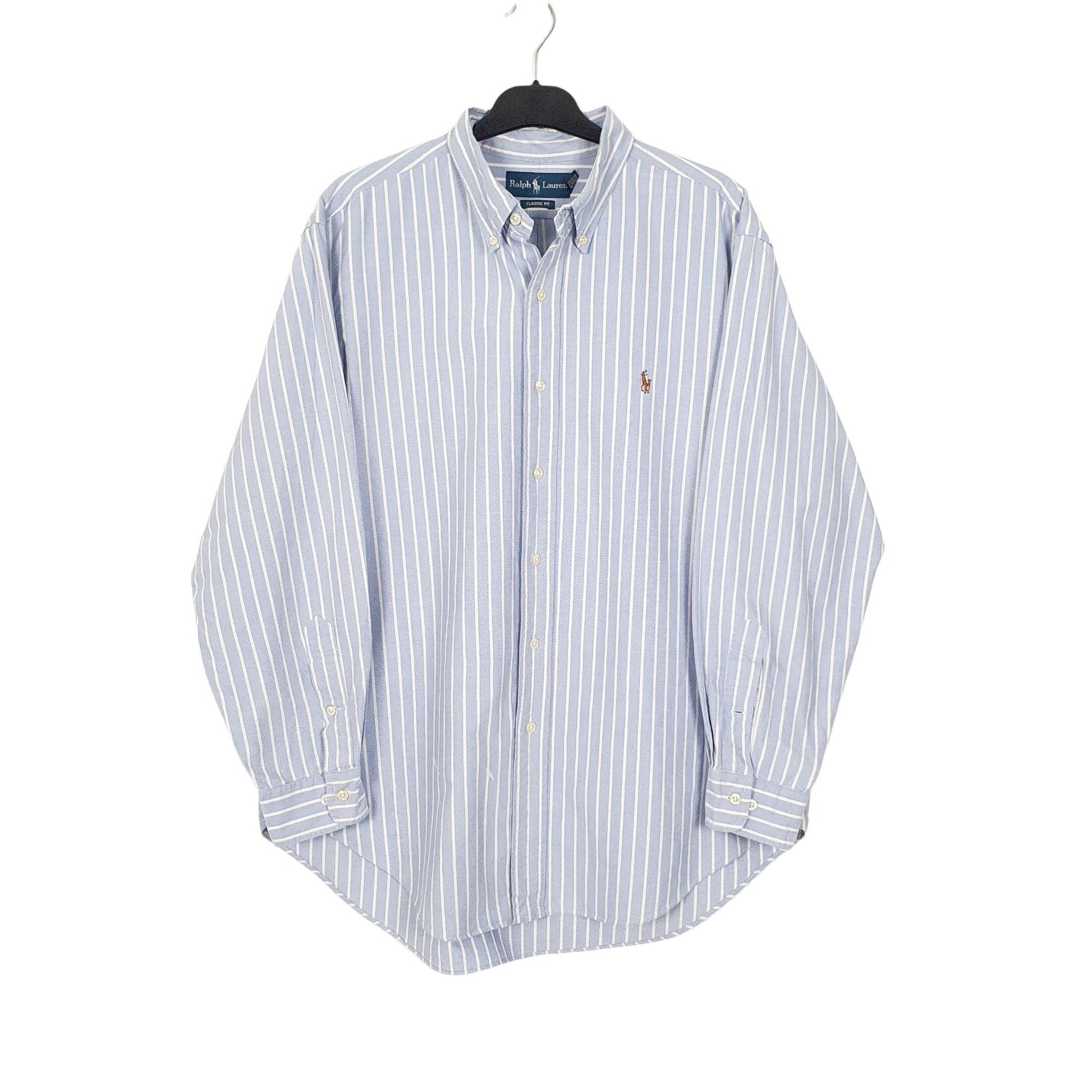 Ralph Lauren Long Sleeve Classic Fit Striped Shirt Blue