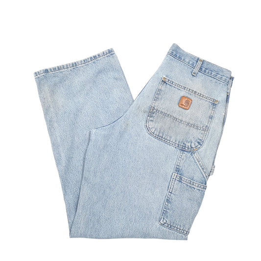 Mens Blue Carhartt  Carpenter JeansW33 L30