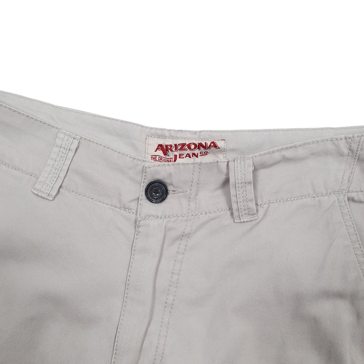 Mens Beige Arizona Jean Co  Cargo Shorts