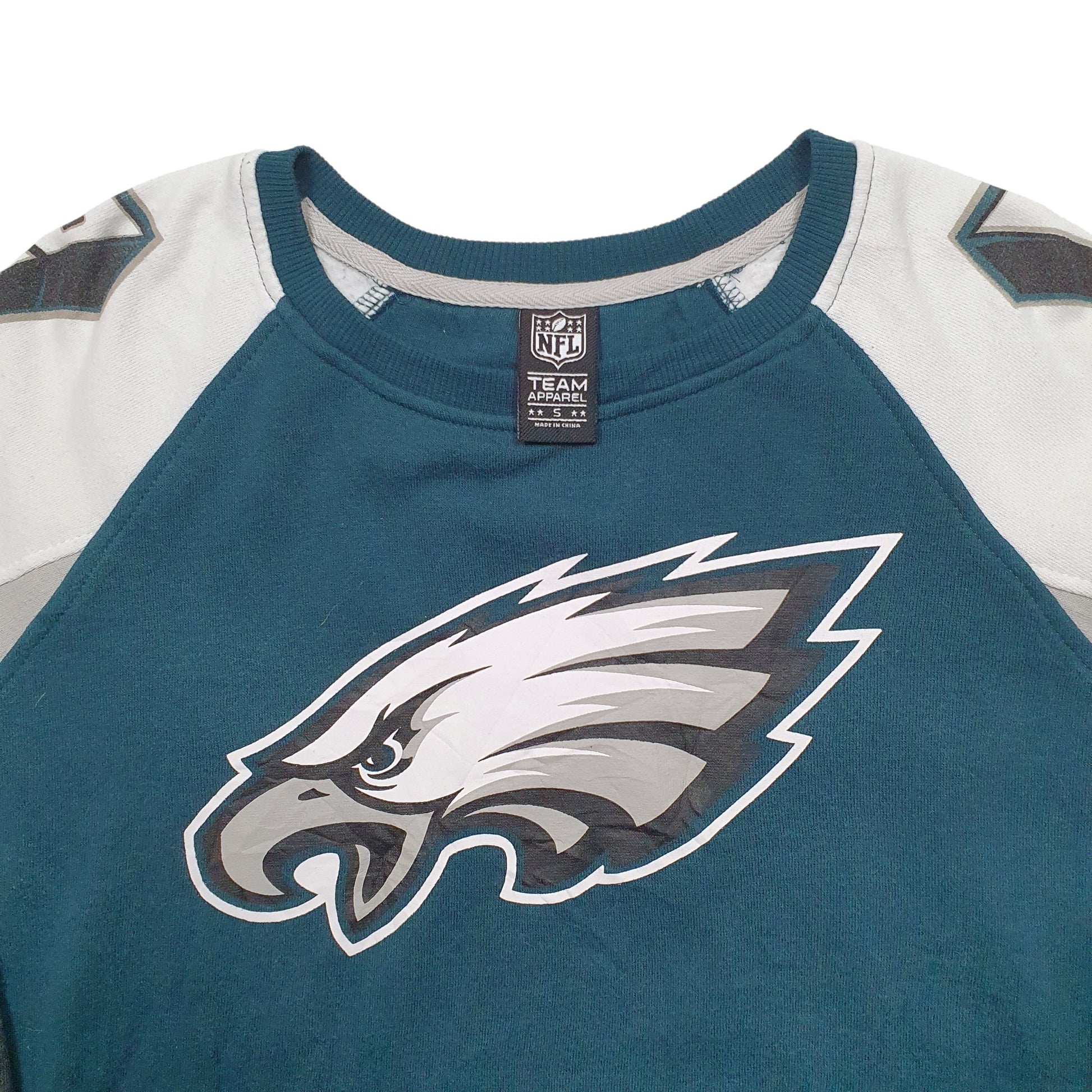 Mens Green NFL Philadelphia Eagles Football Crewneck Jumper