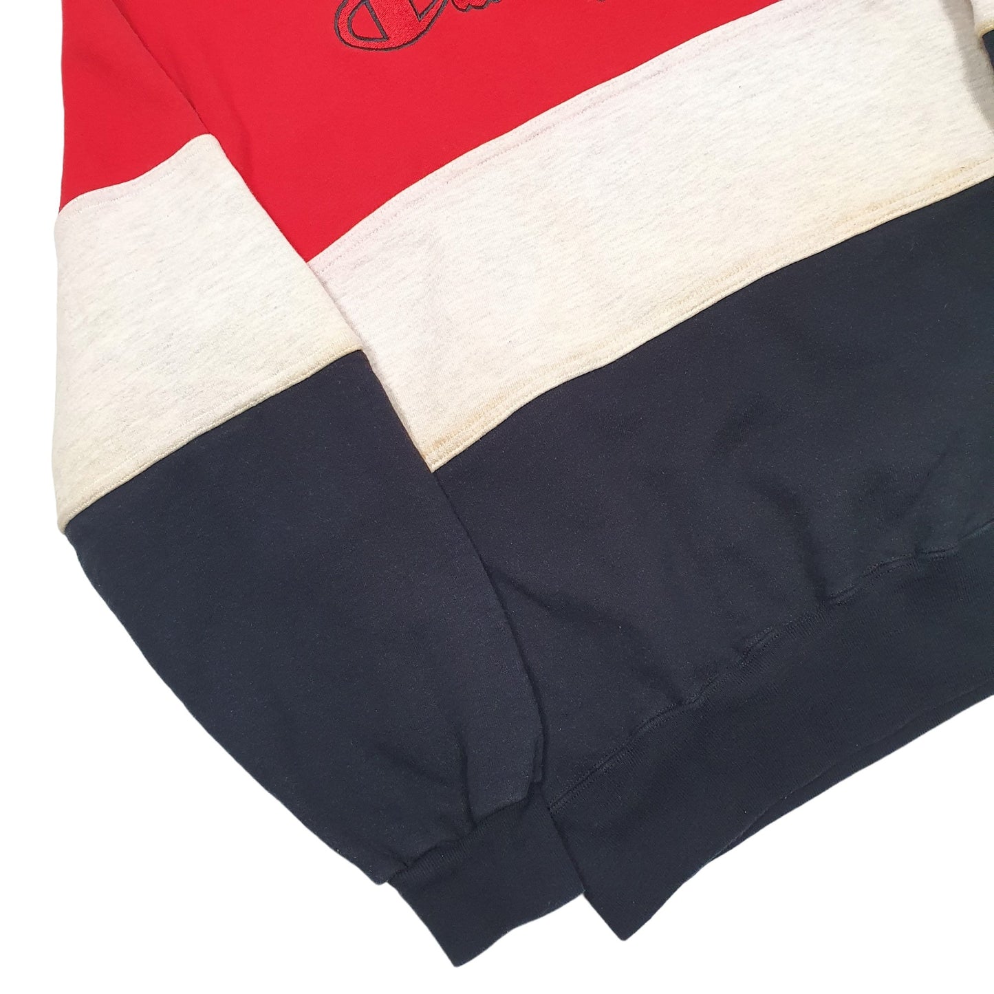 Mens Red Champion Vintage 1980s Crewneck Jumper