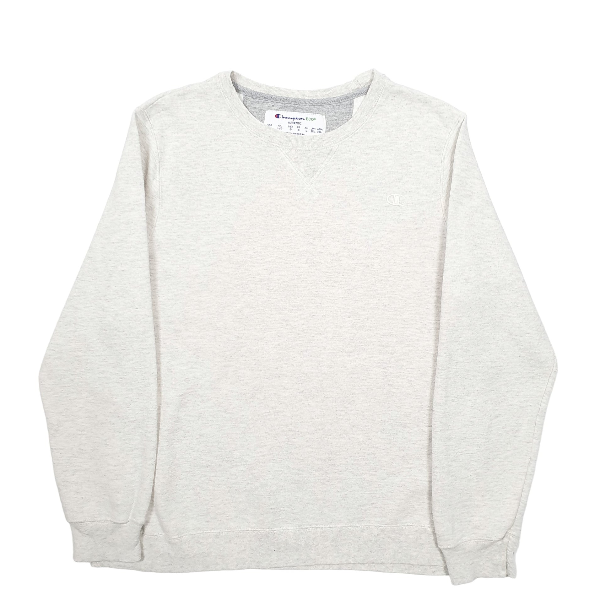 Womens Grey Champion  Crewneck Jumper