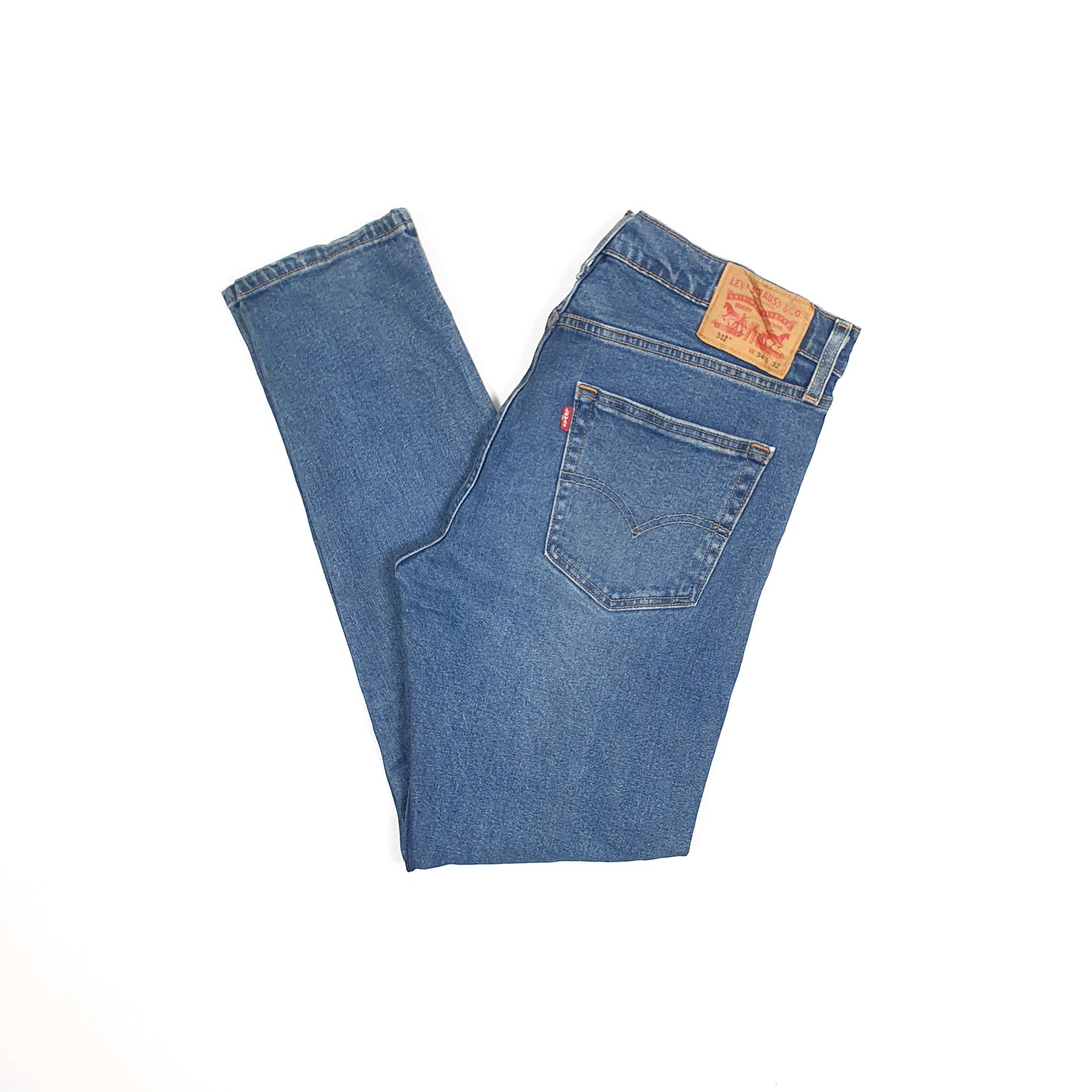 Levis 512 Slim Fit Jeans W34 L32 Blue