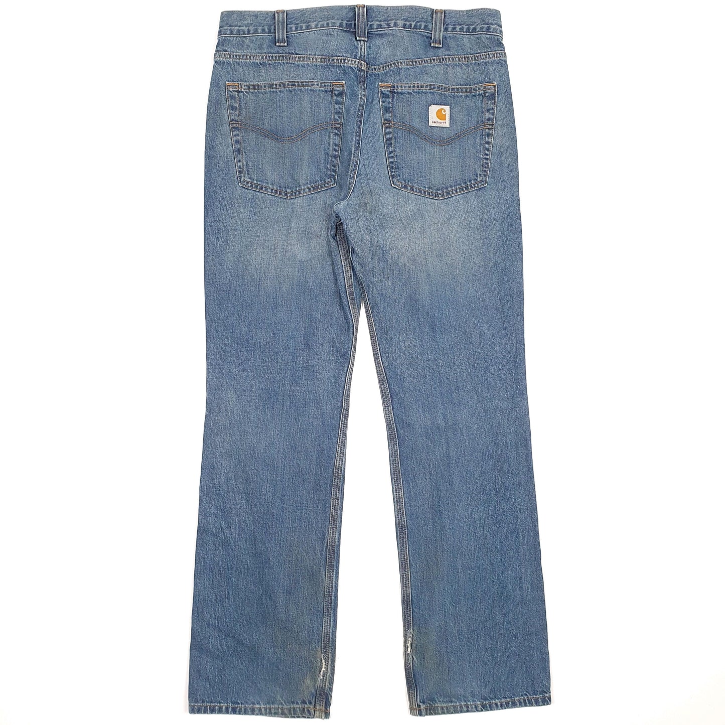 Carhartt Casual Straight Fit Relaxed Jeans W34 L32 Blue