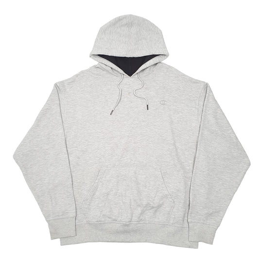 Mens Grey Champion Hoodie Jumper