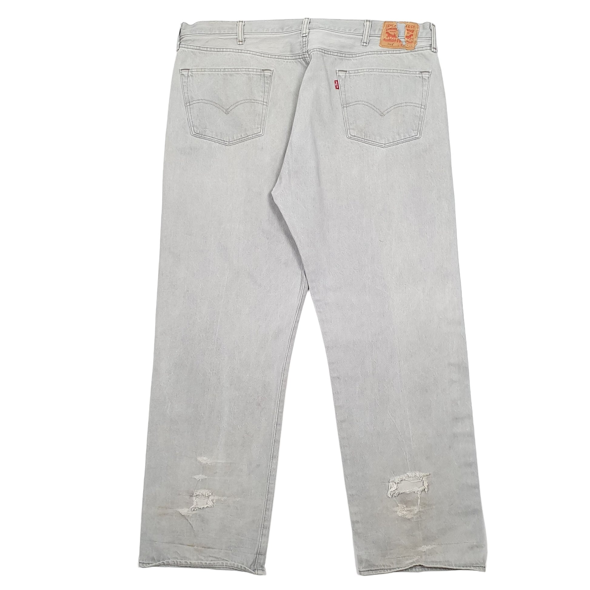 Levis 501 Regular Fit Jeans W46 L32 Beige