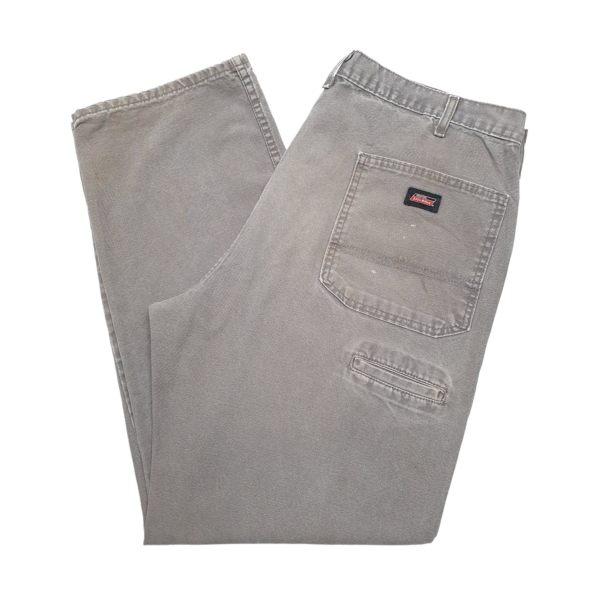 Mens Grey Dickies  Carpenter Trousers