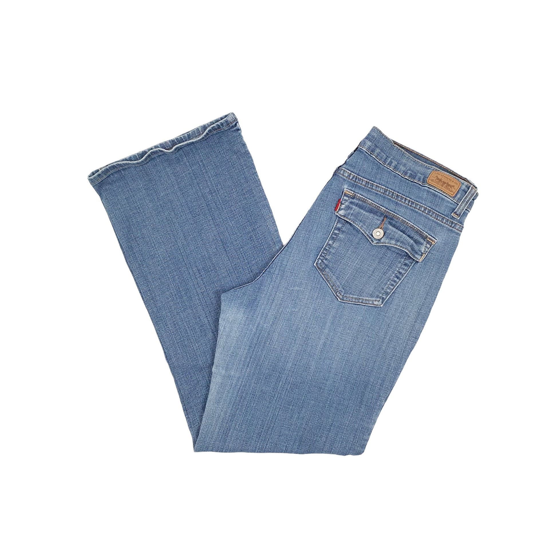 Levis 512 Slim Fit Bootcut Jeans UK16 Blue