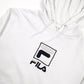 Fila Spellout Hoodie M White