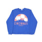 Port & Company Conciliation Soccer USA Vintage Crewneck L Blue