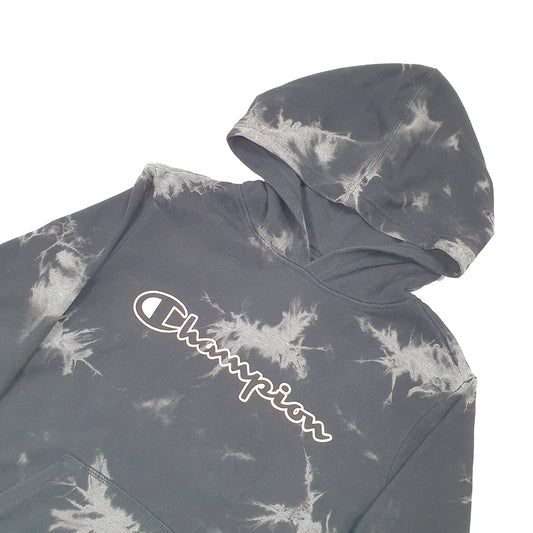 Champion Tie Dye Hoodie XS Black