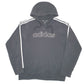 Mens Black Adidas  Hoodie Jumper