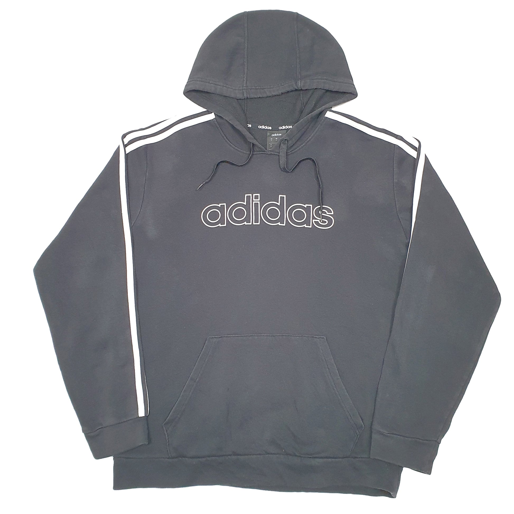 Mens Black Adidas  Hoodie Jumper