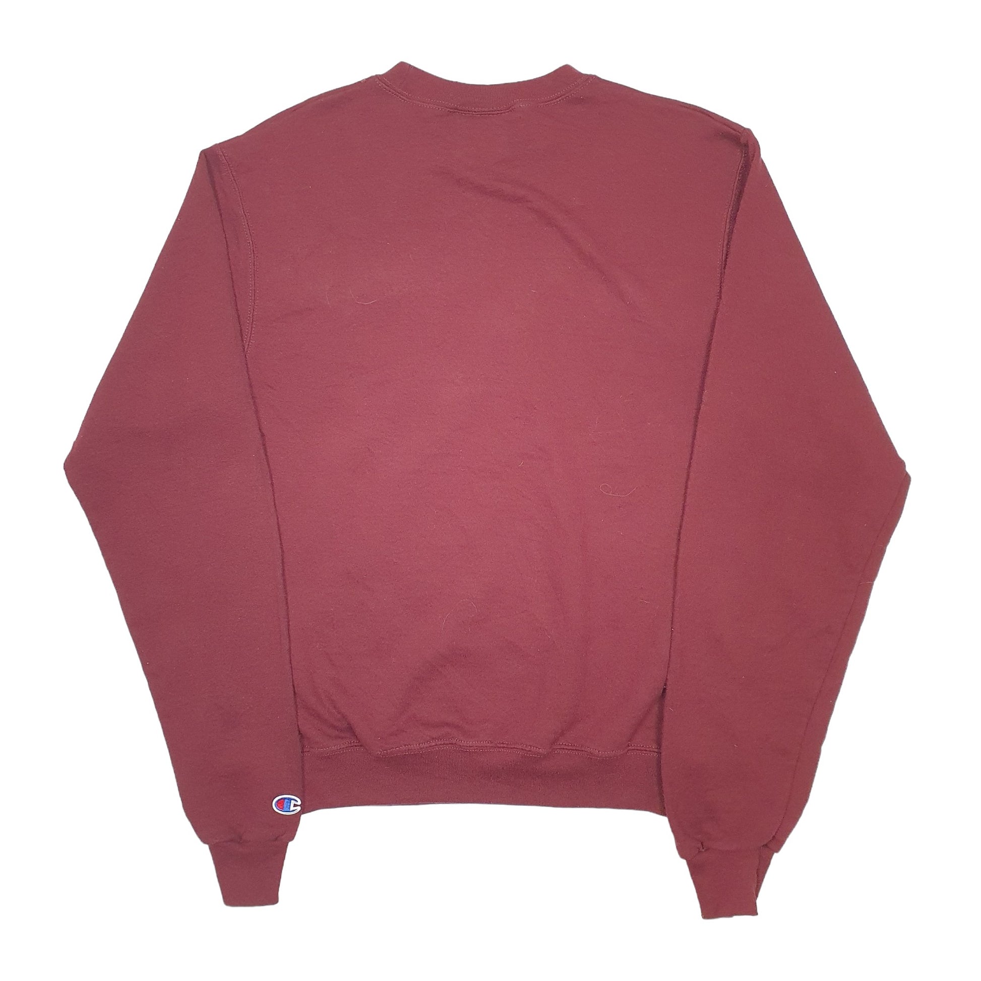Mens Burgundy Champion University of Chicago USA College Crewneck Jumper