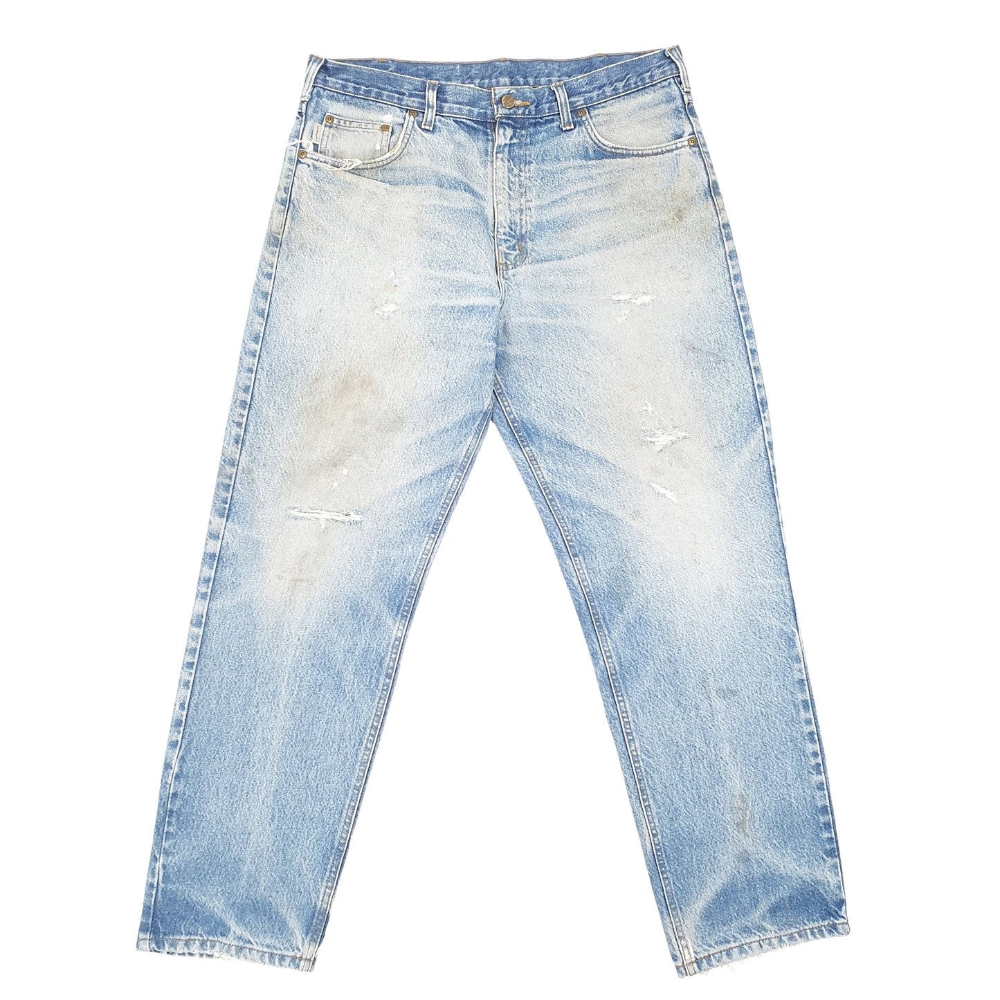 Carhartt Casual Straight Fit Relaxed Jeans W36 L30 Blue