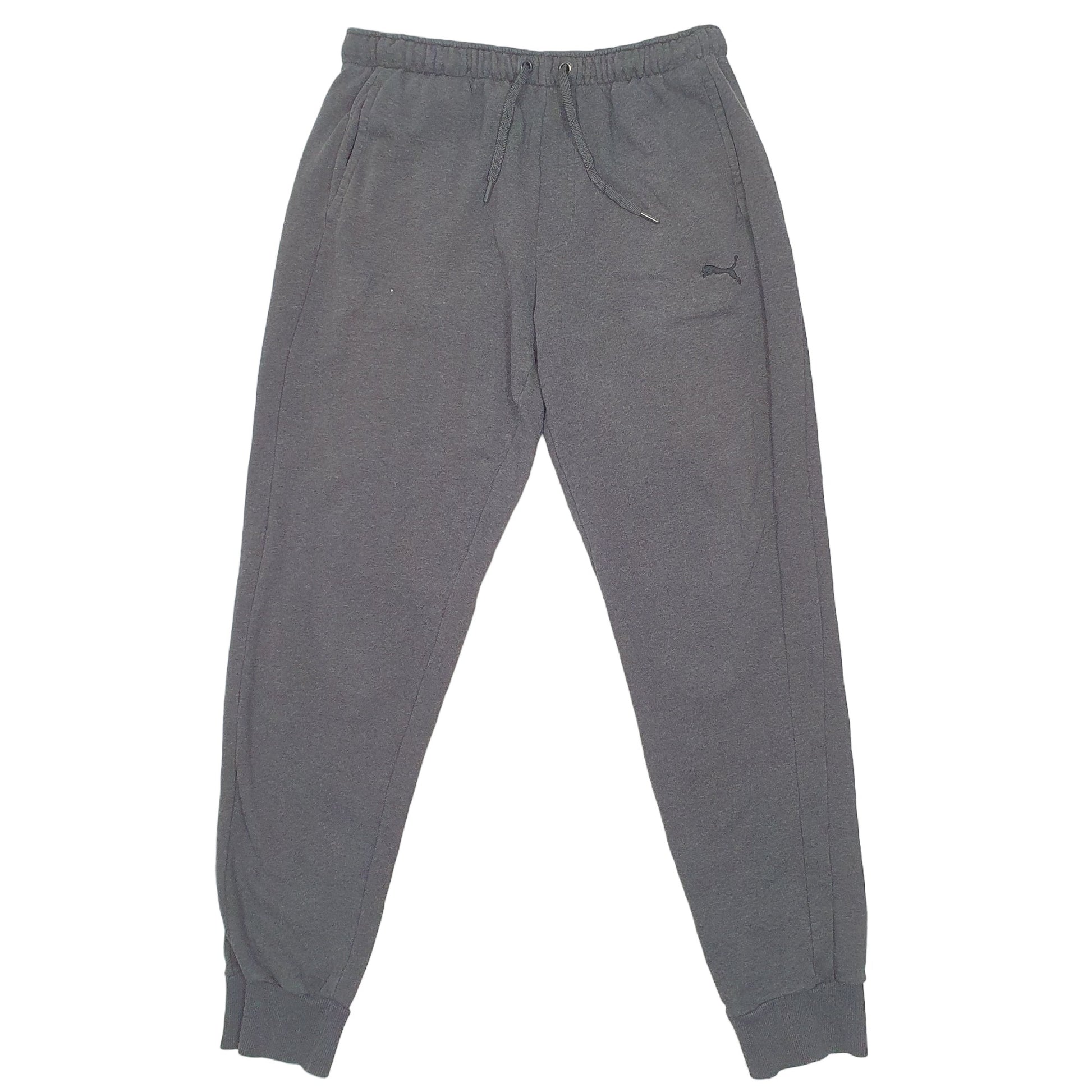 Mens Grey Puma Active Gym Workout Jogger Trousers