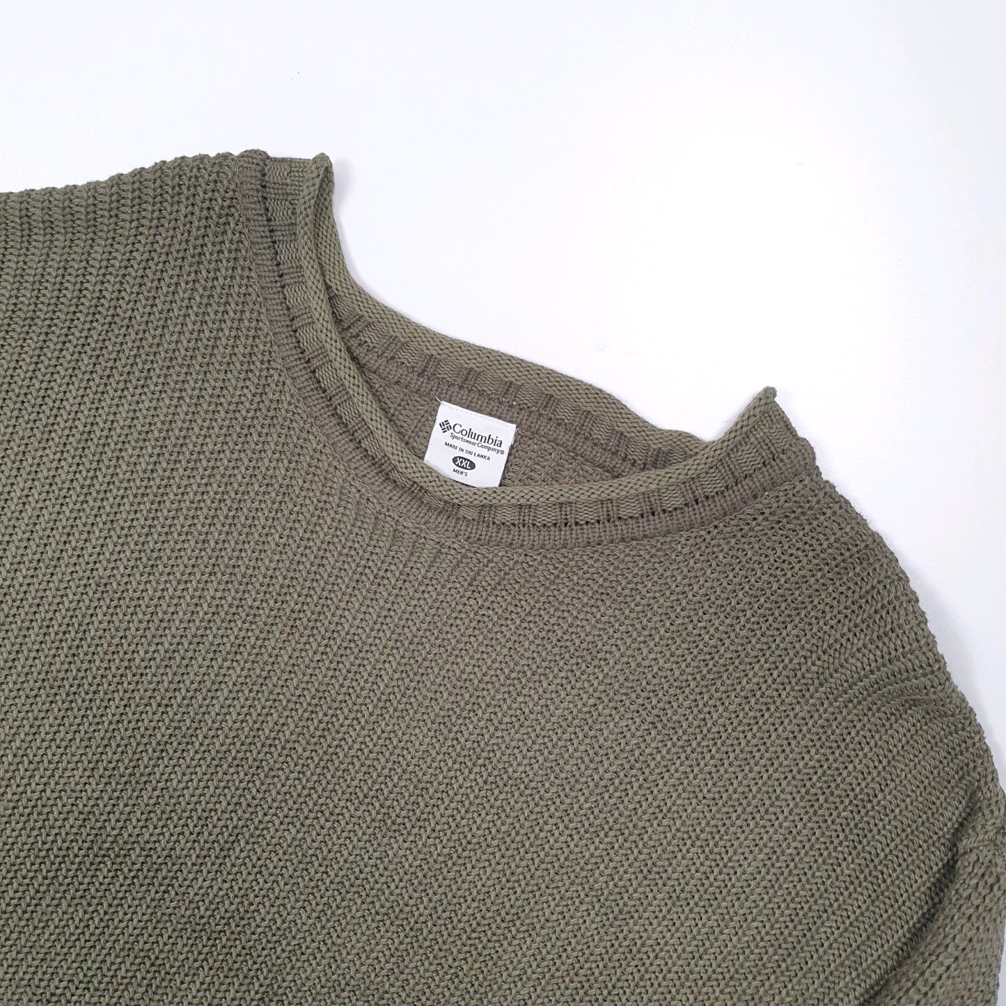 Columbia Sportswear Chunky Knit Crewneck XXL Green