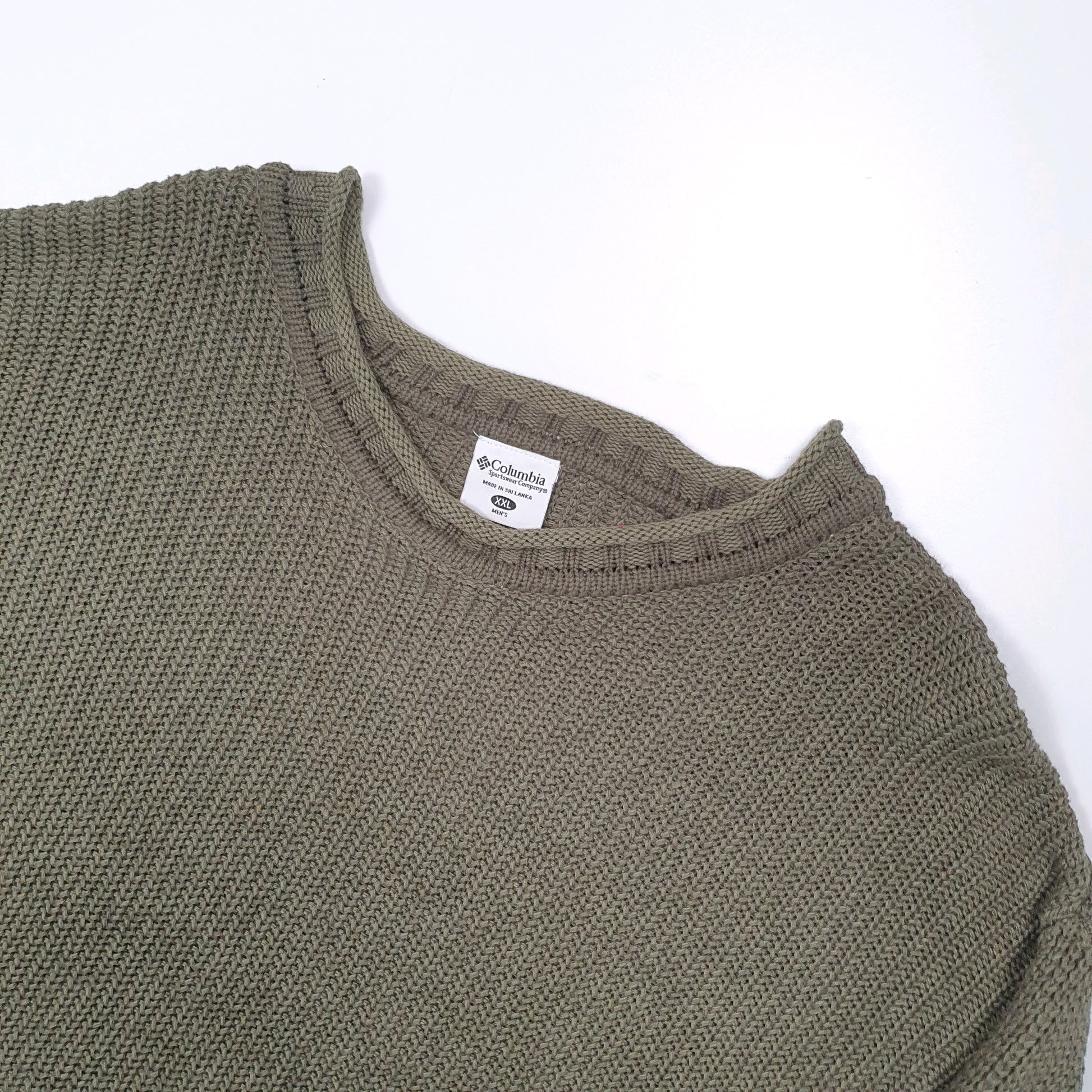Columbia Sportswear Chunky Knit Crewneck XXL Green