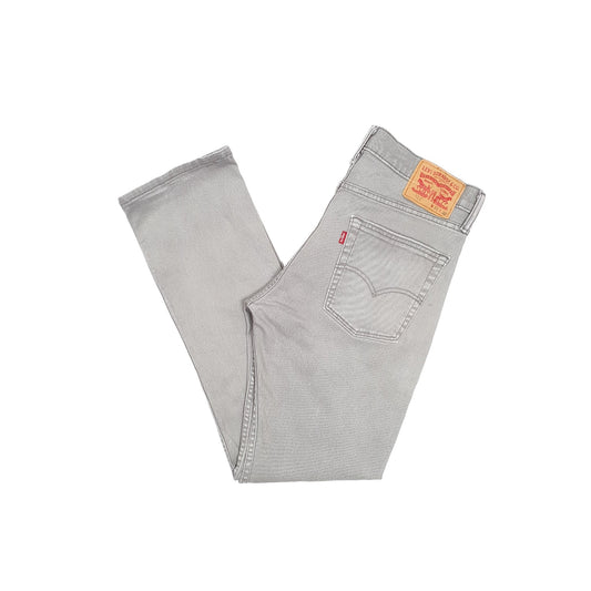 Levis 513 Slim Fit Jeans W31 L30 Grey
