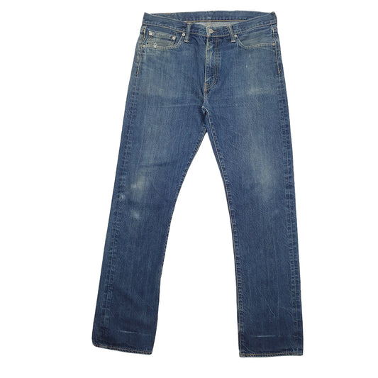 Levis 513 Slim Fit Jeans W36 L34 Blue