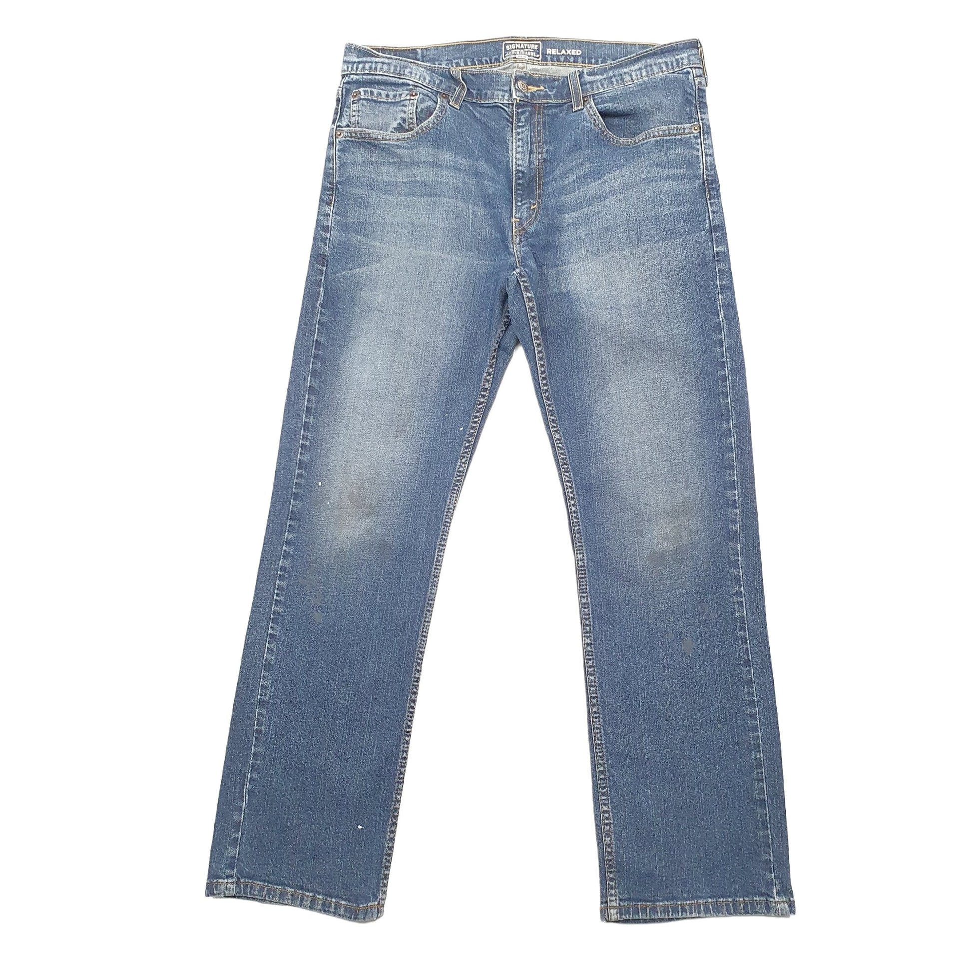 Levis Signature Regular Fit Jeans W34 L30 Blue