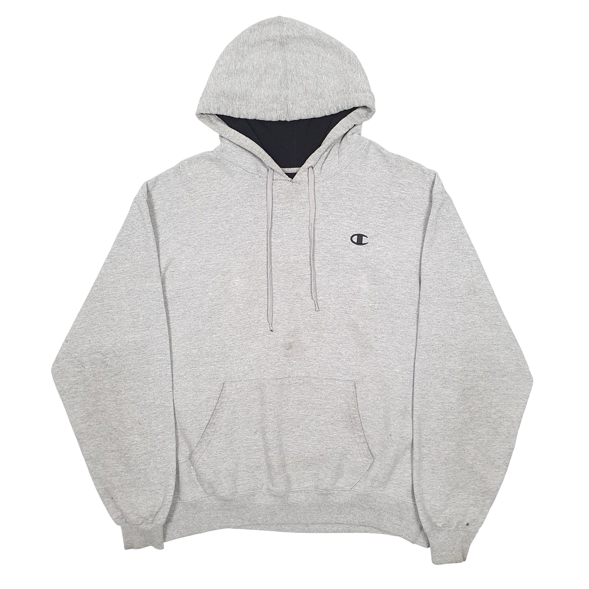 Mens Grey Champion  Hoodie Jumper
