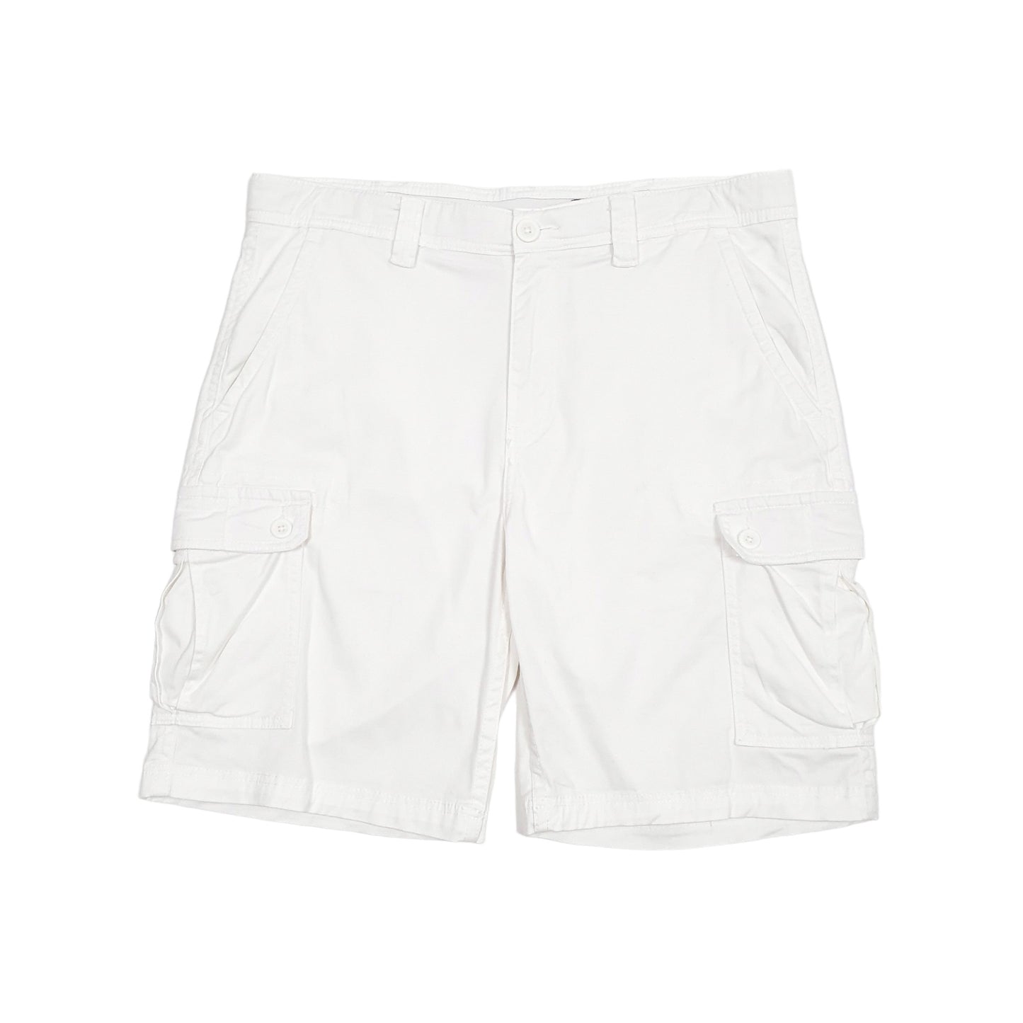 Mens White St Johns Bay  Cargo Shorts