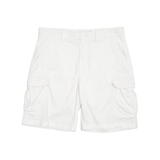 Mens White St Johns Bay  Cargo Shorts