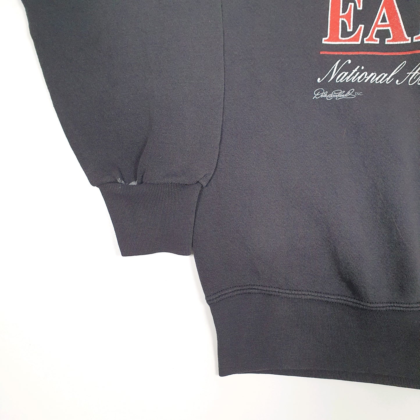 Mens Black Chase Authentics Nascar Racing USA Earnhardt Vintage Crewneck Jumper