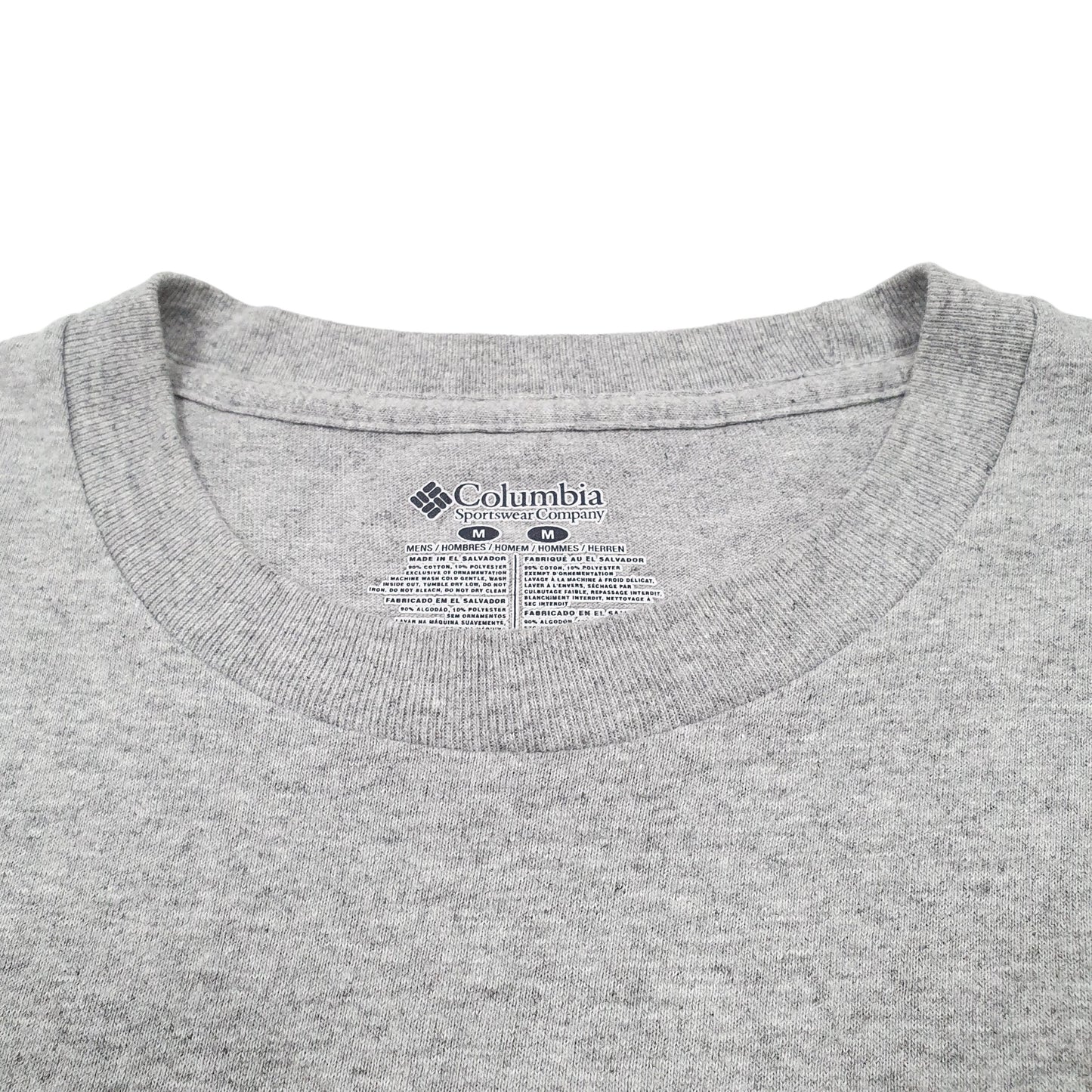 Mens Grey Columbia Sportswear Performance Hunting Gear PHG Long Sleeve T Shirt