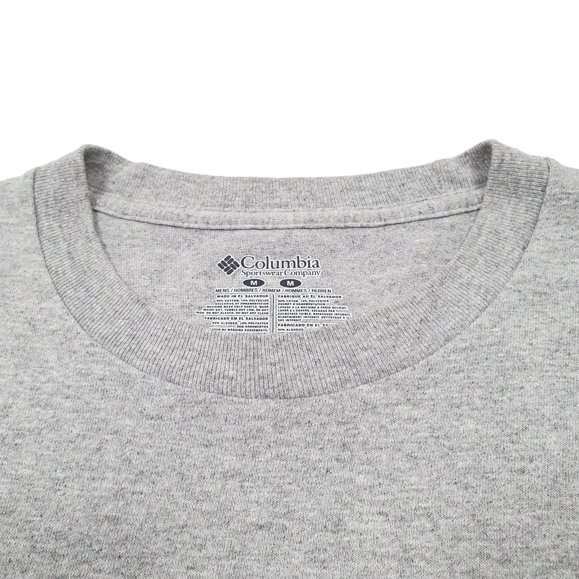 Mens Grey Columbia Sportswear Performance Hunting Gear PHG Long Sleeve T Shirt