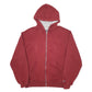Mens Burgundy Champion  Full Zip Jumper