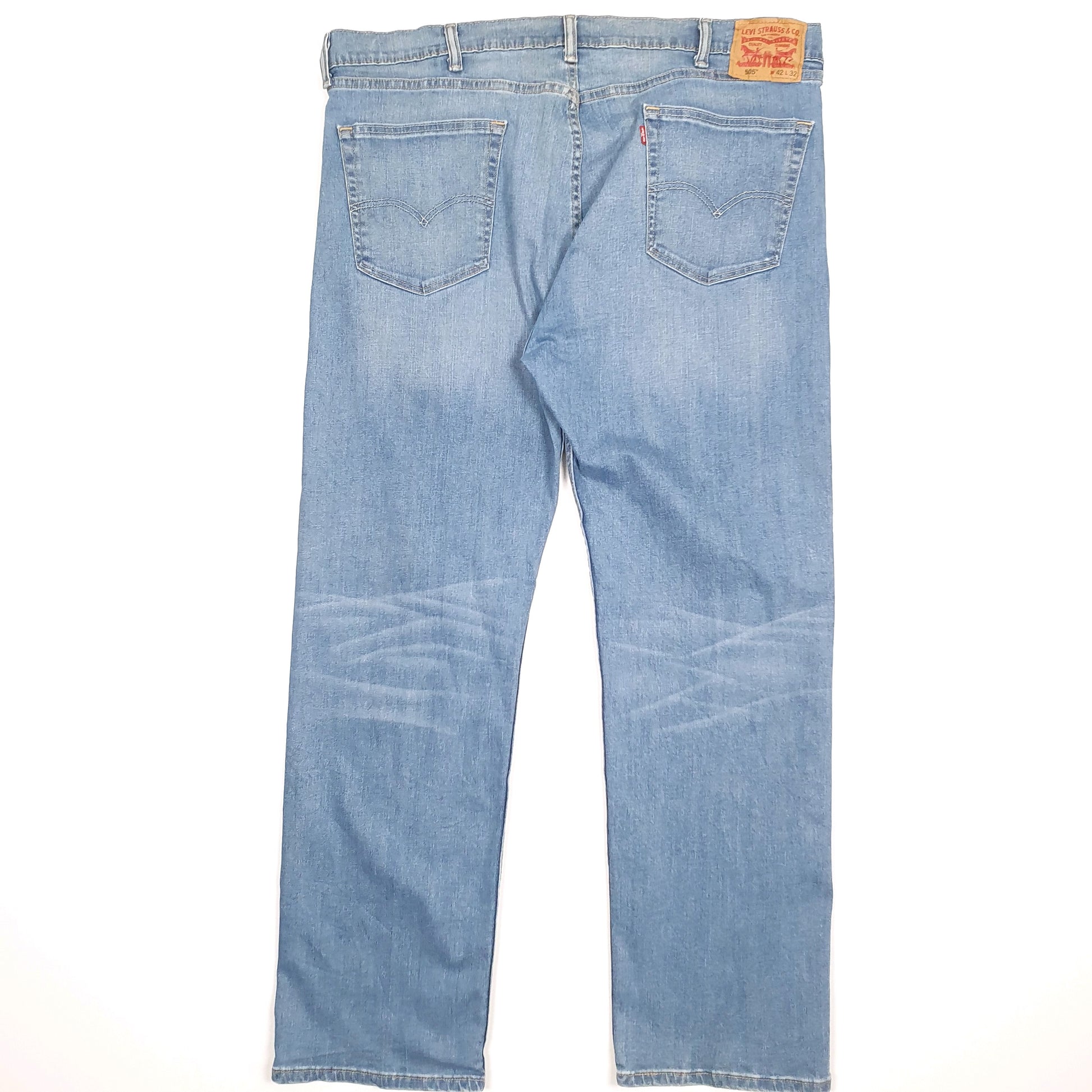 Levis 505 Regular Fit Jeans W42 L32 Blue