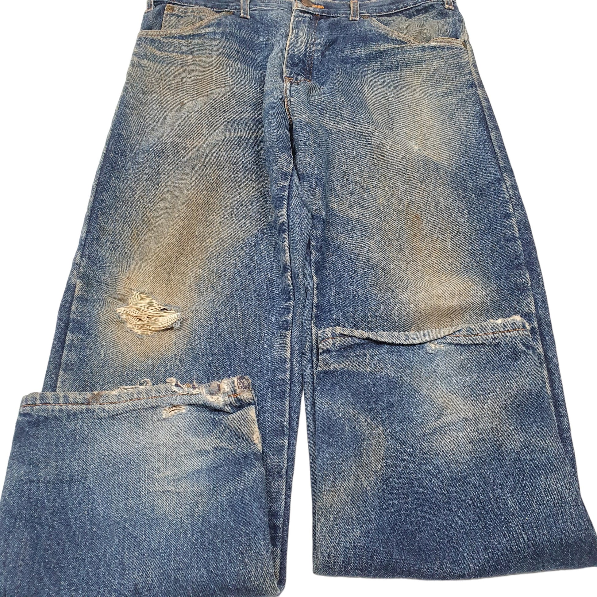 Mens Blue Dickies Insulated Winter Lined Casual JeansW34 L30