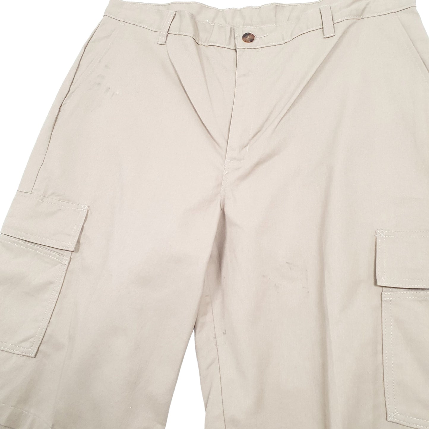 Dickies Relaxed Beige Cargo Workwear Shorts W38 Beige