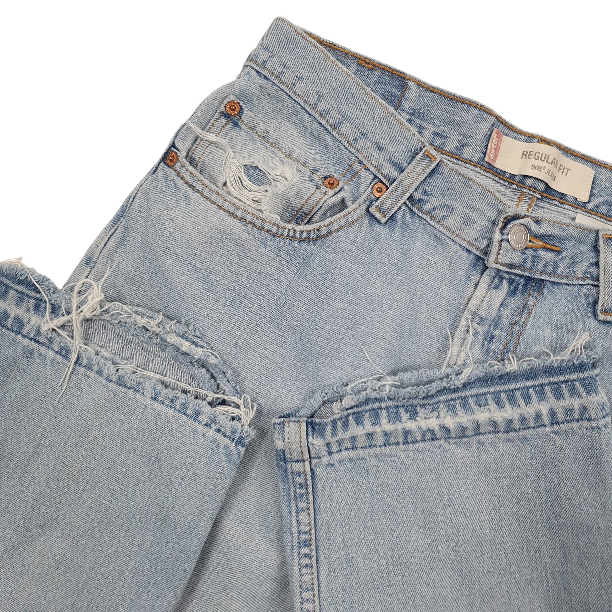 Levis 505 Regular Fit Jeans W34 L30 Blue