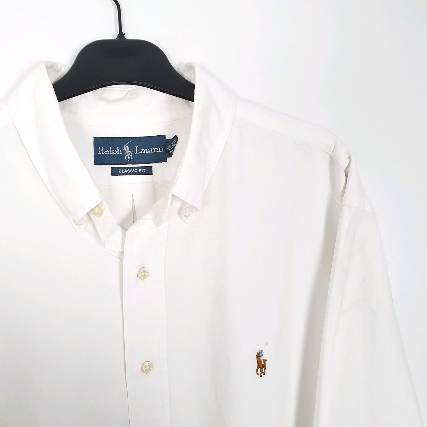Polo Ralph Lauren Long Sleeve Classic Fit Shirt White